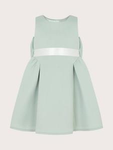 Детское платье с бантом на спине для подводного плавания Monsoon, цвет Sage