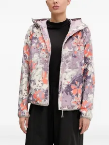 Куртка с капюшоном и цветочным принтом Helly Hansen, фиолетовый