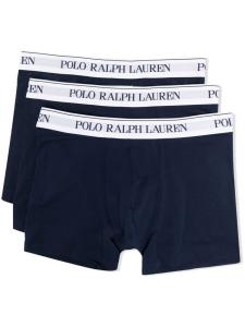 Polo Ralph Lauren комплект из трех боксеров с логотипом, синий