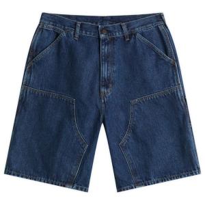 Джинсовые шорты с двойным коленом Carhartt Wip, синий