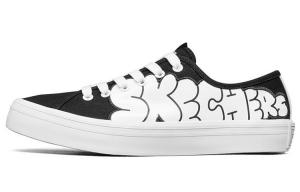 V"lites Скейтбординг Кроссовки женские низкие черные/белые Skechers