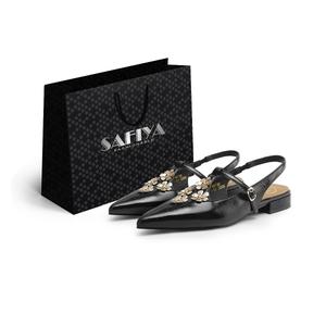 Повседневные однобортные туфли женские SAFIYA, Black