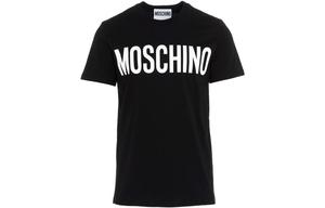 Футболка с логотипом MOSCHINO, черная