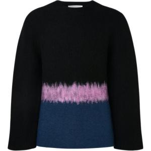 Джемпер из смесовой шерсти с цветными блоками JIL SANDER, multicolor