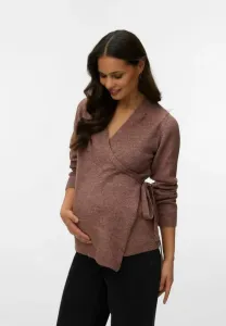 Кардиган normal geschnitten vausschnitt Mamalicious, Rose Brown