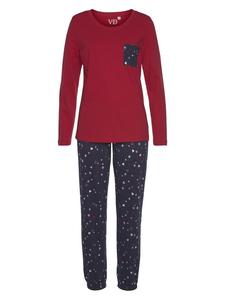 Пижама VIVANCE DREAMS, цвет rot-navy