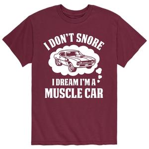 Мужская футболка «I Don’t Snore I Dream I’m Muscle Car» Licensed Character