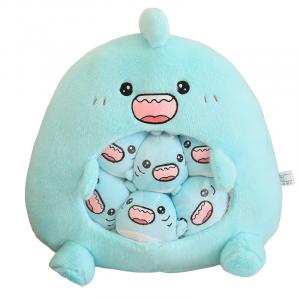 Плюшевая игрушка закусочная сумка капибара акула 35*35 см высота XUANBEIBEI