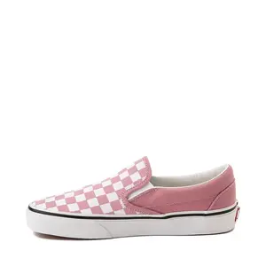 Кеды Vans Slip-On Checkerboard Skate Shoe, цвет Foxglove/White