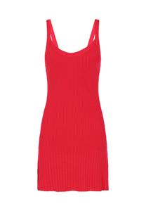 Вязаное платье MYMO Spring Summer, красный