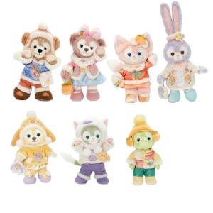 Shippo 2025 новогодние куклы плюшевые куклы высота 21см/20см/19.5см/20.5см Shanghai Disney