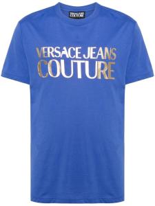 Versace Jeans Couture футболка с логотипом, синий