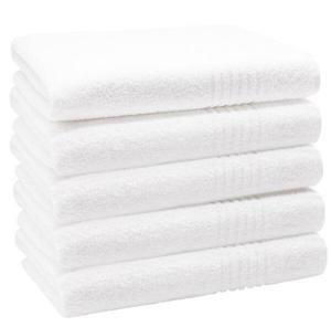 Полотенце для душа Zollner 00000128 5 шт, 70x1x140 см, белый