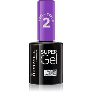 Rimmel Super Gel Step 2 верхнее покрытие для ногтей с блестящим блеском 12 мл
