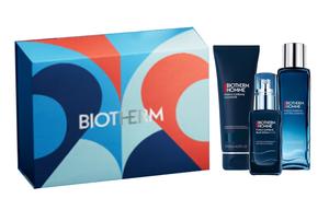 BIOTHERM Набор для ухода за кожей Biouquan Blue Diamond Cleanser Serums: увлажнение и питание, 60мл+125мл+150мл