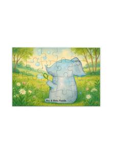 Mr. & Mrs. Panda Головоломка «Слон и мыльные пузыри»: дизайн без слов, белый цвет