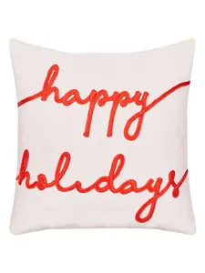 Декоративная подушка Beliani Deko EXACUM, цвет weiß/rot