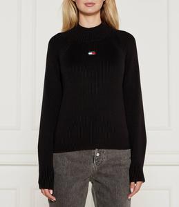 Свитер Tommy Jeans Relaxed fit, черный