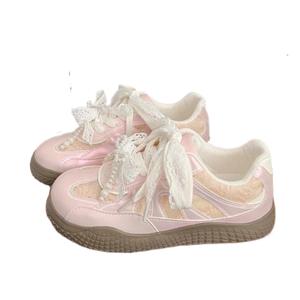 GULIA Женские повседневные кеды Low Top дышащие розовые, цвет Breathable Pink