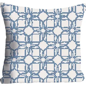 Декоративная подушка queence Punkte, наволочка без наполнителя, 1 шт. Queence, Bunt + bedruckt