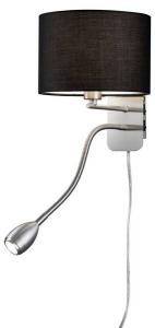 Настенный светильник Licht-Erlebnisse SERIE 2711 цвет nickel matt/schwarz