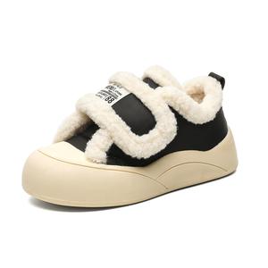 Противоскользящие износостойкие детские хлопковые кроссовки для детей Tide attack, черный