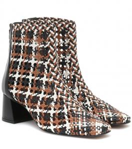 Кожаные ботильоны Nova Ibiza 50 Souliers Martinez, Multi Black