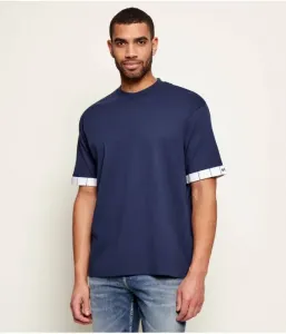 Футболка Te_exis relaxed fit Boss Orange, темно-синий