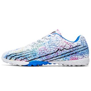 Двойные кости TF резина сломанные шипы искусственный грунт противоскользящие и износостойкие дышащие футбольные бутсы унисекс черный