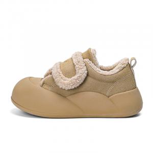 Кроссовки Warm Anti-Slip And Wear-Resistant Low-Top Casual Shoes Women's FCS, хаки