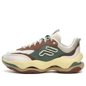Кроссовки cheese sneakers 'brown green' Fila Fusion, коричневый