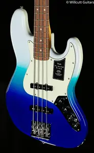 Бас-гитара Fender Player Plus Jazz Bass с грифом из Pau Ferro, цвет Belair Blue (783)