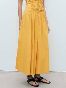 Солнечная юбка Mango, Medium Yellow