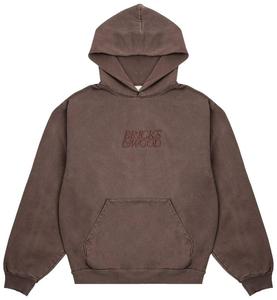 Худи Bricks & Wood Core Logo Hoodie 'Clove', коричневый
