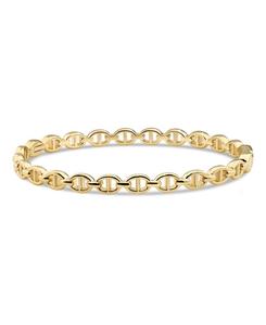 Браслет-манжета Морской якорь из стерлингового серебра DEVATA, Gold