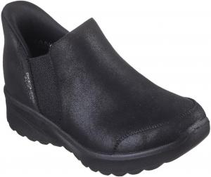 Ботинки Skechers womens Lovely Vibe - Autumn Leaves Hands Free Slip-ins, Black