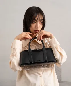 Боулинговая сумка "Аксель" Charles & Keith, цвет Noir