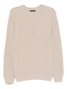 Кашемировый свитер с рукавами реглан Zanone, нейтральный