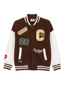 Куртка с вышитым логотипом Chocoolate, коричневый