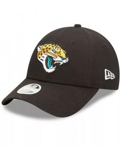 Женская черная бейсболка Jacksonville Jaguars Simple 9FORTY Adjustable New Era