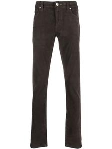 Прямые джинсы Leonardo средней посадки Sartoria Tramarossa, коричневый