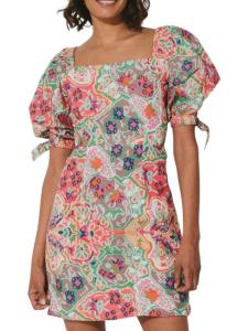 Мини-платье Nadine в панаме Cleobella, цвет panama