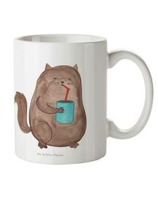 Детская кружка кот может без слов в белом цвете Mr. & Mrs. Panda