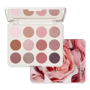 Палитра теней ChromaPlus 12-Pan Eyeshadow Palette Morphe, Rose Frequency