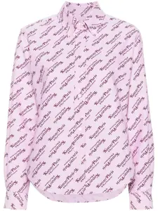 Рубашка с логотипом KENZO, розовый