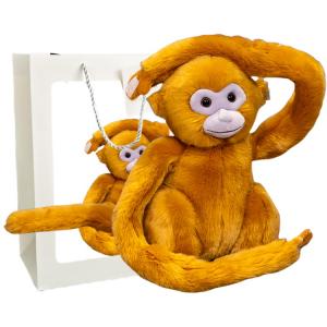 Золотая нить обезьяна тканевая кукла плюшевая кукла 25 см высота 25 см длина Mise