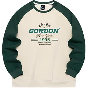 361° Свитшот Unisex Sand Brown White/Deep Emerald Green