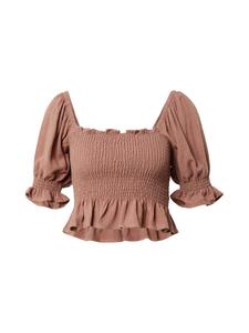 Блуза Nasty Gal, светло-коричневый