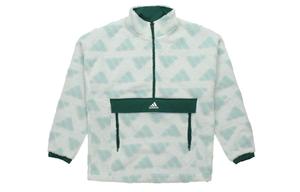 Бархатная куртка мужская светло-зеленая Adidas, светло-зеленый