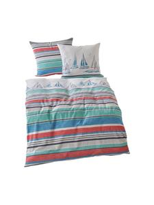 Traumschlaf Синий комплект постельного белья с парусником